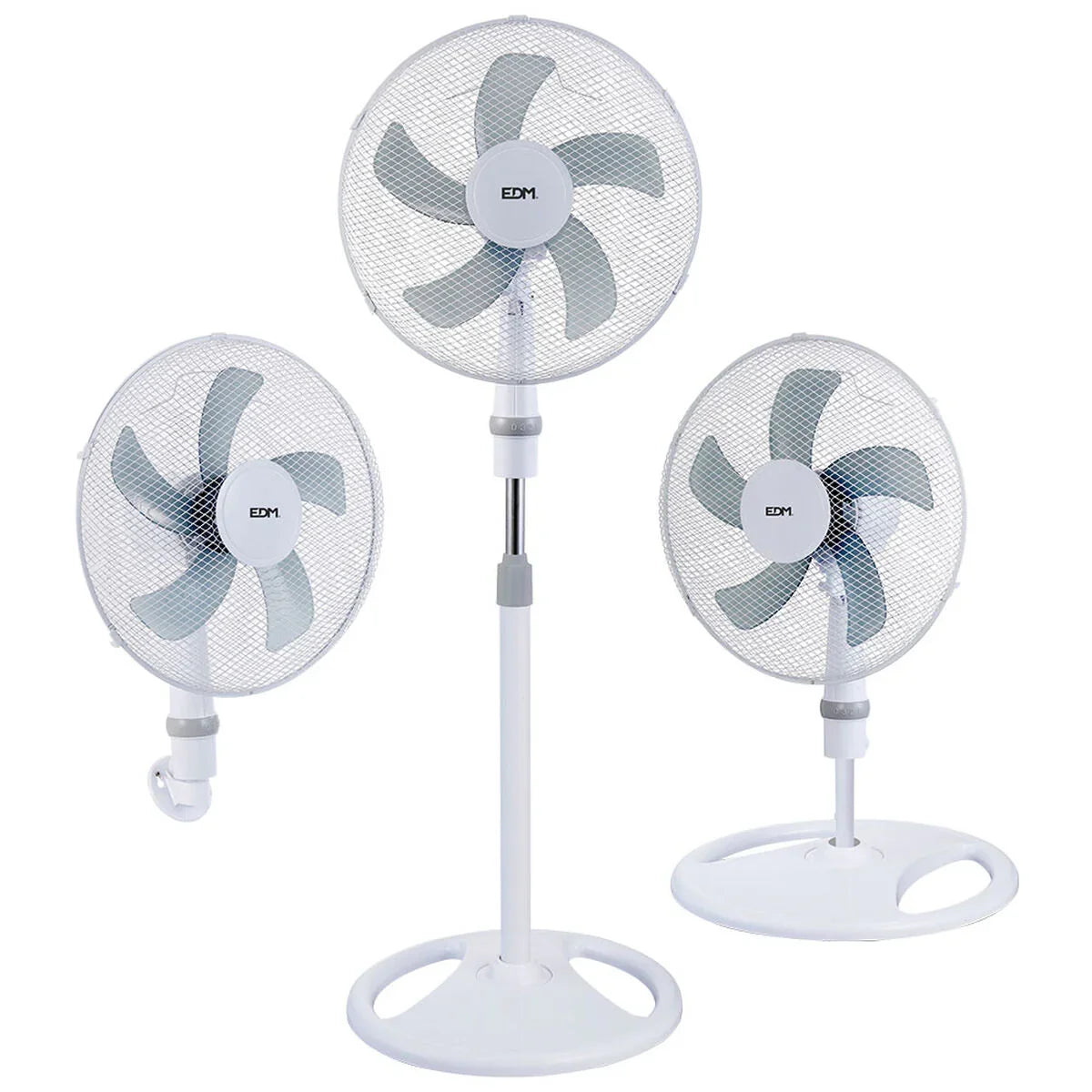 Ventilatore EDM 33530 Bianco 45 W 3 in 1 - Yestore