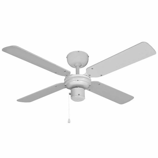 Ventilatore da Soffitto EDM 33802 Báltico Bianco 50 W ø 102 cm - Yestore
