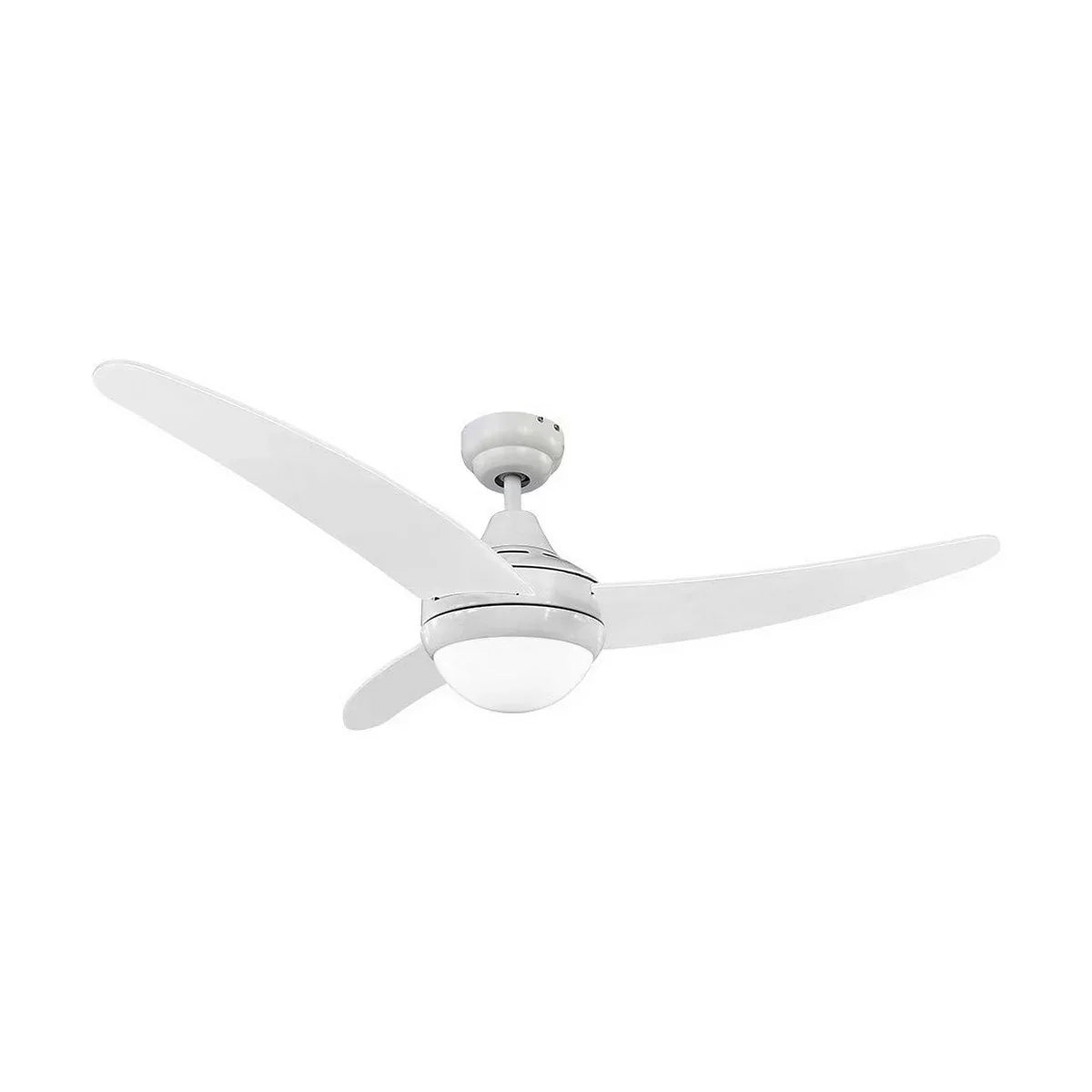 Ventilatore da Soffitto con Luce EDM 33803 Egeo Bianco 60 W - Yestore