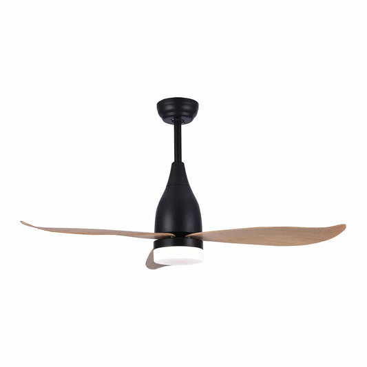 Ventilatore da Soffitto con Luce EDM 33815 Kattegat Nero 15 W 18 W 2190 Lm - Yestore