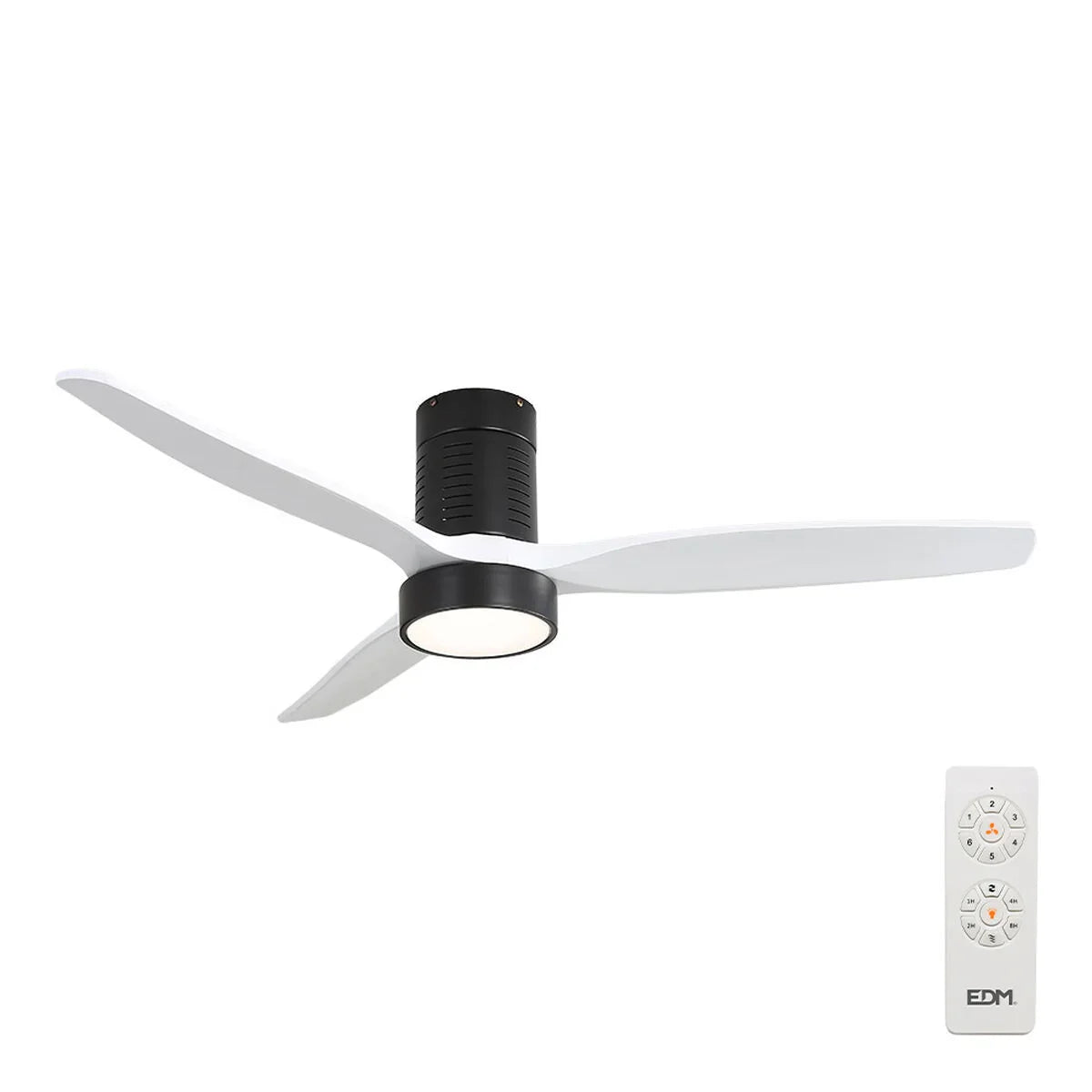 Ventilatore da Soffitto con Luce EDM 33825 Kara 30 W 2190 Lm - Yestore