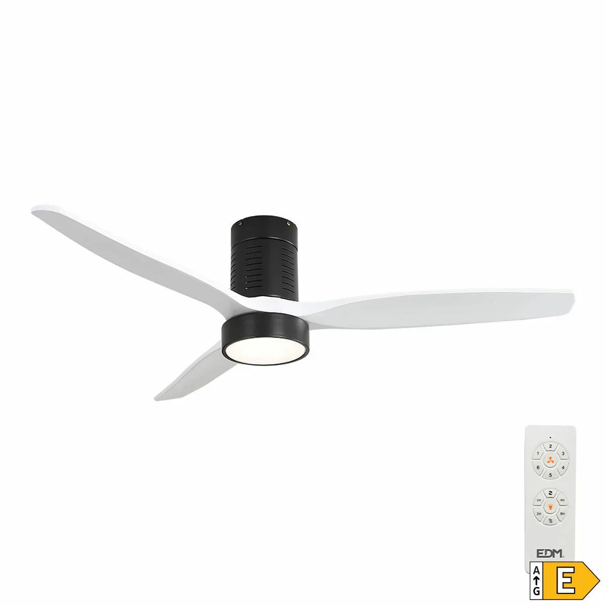 Ventilatore da Soffitto con Luce EDM 33825 Kara 30 W 2190 Lm - Yestore