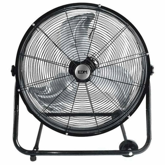 Ventilatore da Terra EDM 33933 Nero 180 W Ø 60 cm Ø 60 x 70 cm Con ruote - Yestore