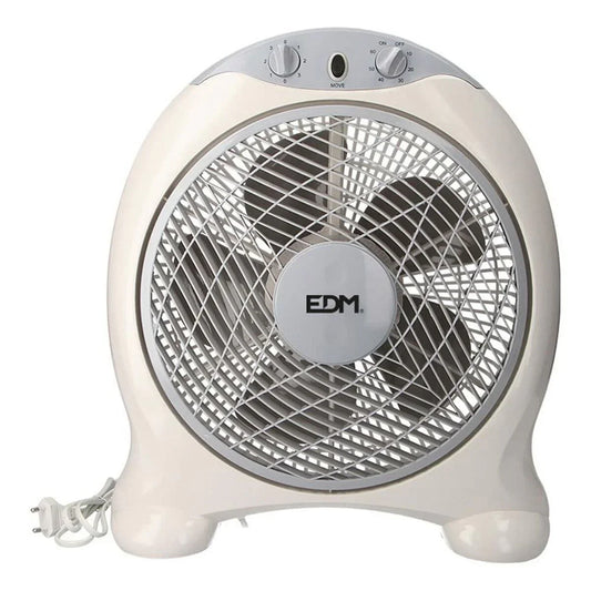 Ventilatore da Tavolo EDM 33951 Bianco Grigio 45 W 38,5 x 13 x 46 cm - Yestore