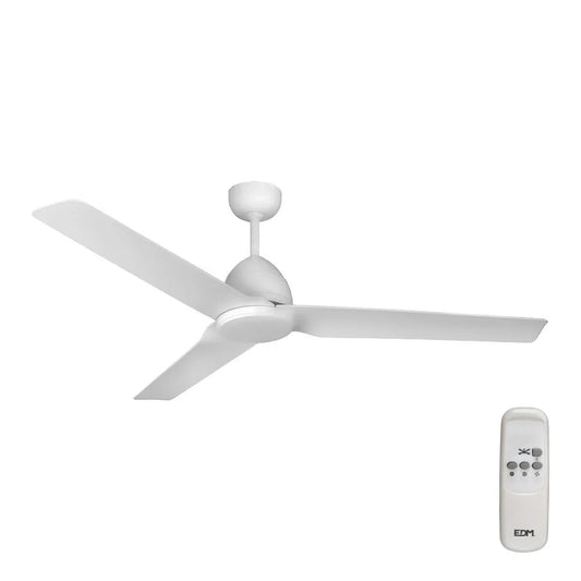 Ventilatore da Soffitto EDM 33986 Java Bianco 60 W Ø 130 cm - Yestore