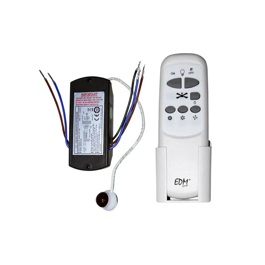 Telecomando Universale EDM 33997 Bianco Ventilatore da Soffitto - Yestore