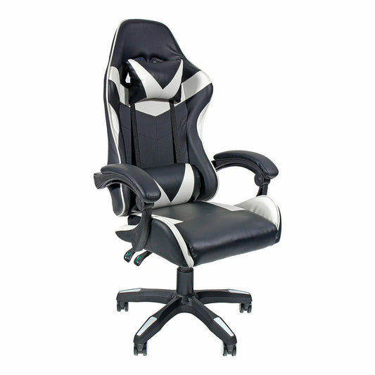 Sedia Gaming EDM 75194 Bianco Nero - Yestore