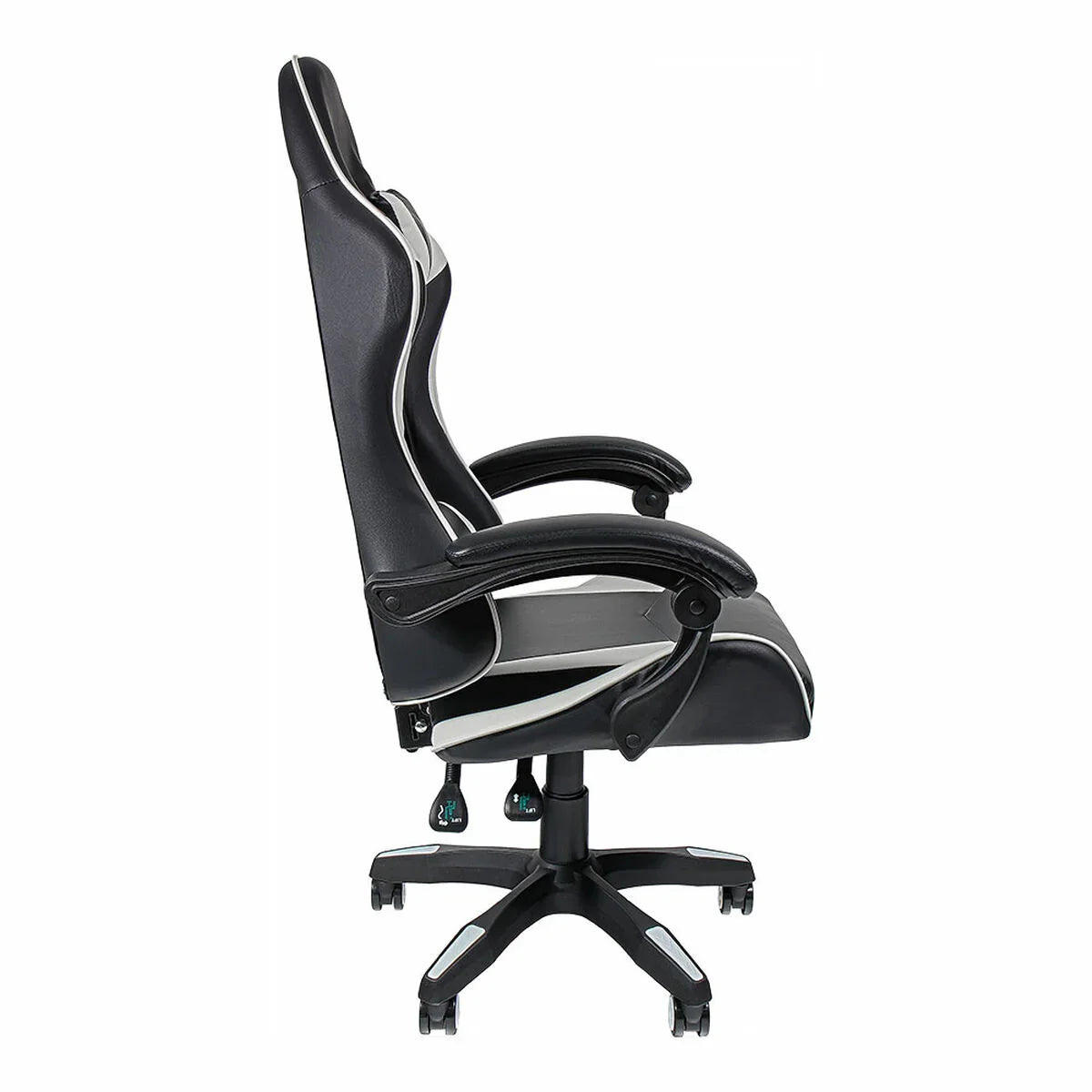 Sedia Gaming EDM 75194 Bianco Nero - Yestore