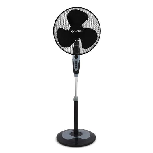 Ventilatore a Piantana Grunkel FAN-N16 ECOTIMER Nero 50 W - Yestore