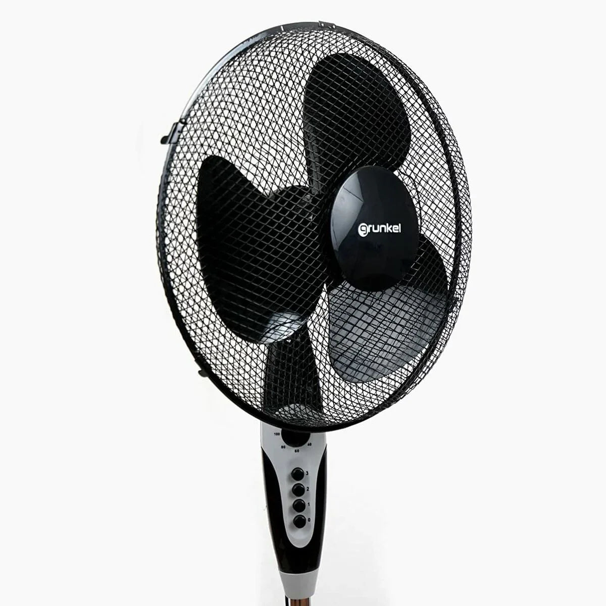 Ventilatore a Piantana Grunkel FAN-N16 ECOTIMER Nero 50 W - Yestore