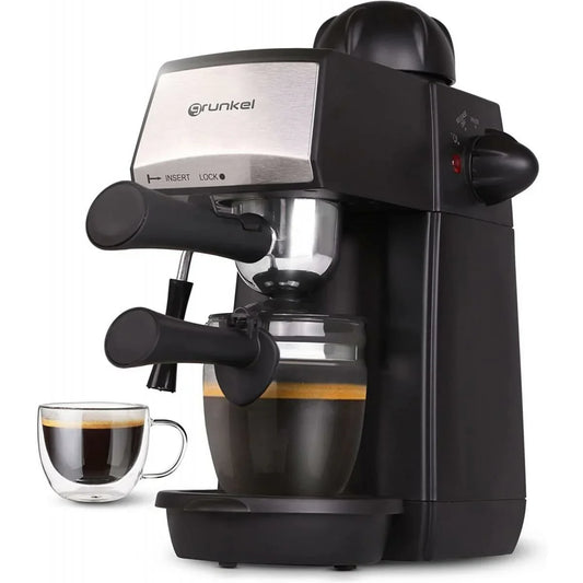 Caffettiera Italiana Grunkel Nero Metallo - Yestore
