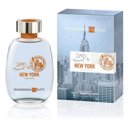 Profumo Uomo Mandarina Duck Let's Travel NY EDT 100 ml - Yestore
