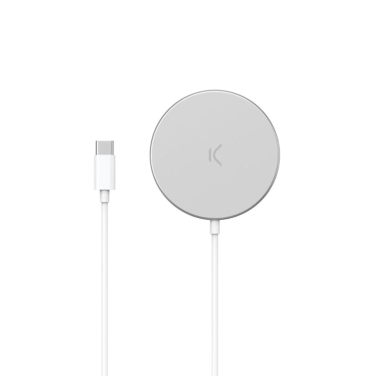 Caricabatterie Senza Fili KSIX MagniBoost Bianco - Yestore