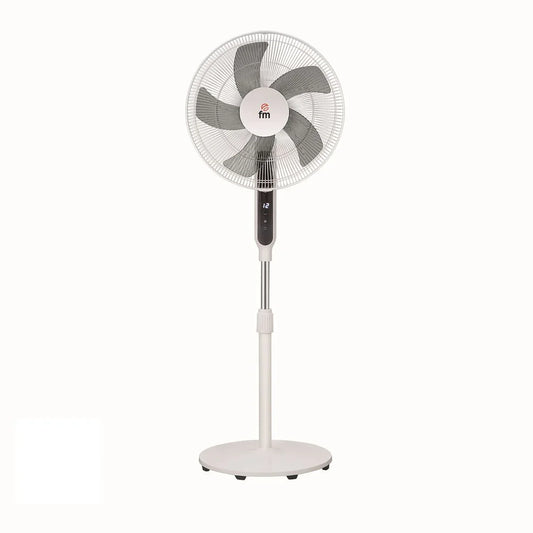 Ventilatore a Piantana Grupo FM IP40DC Bianco 30 W - Yestore