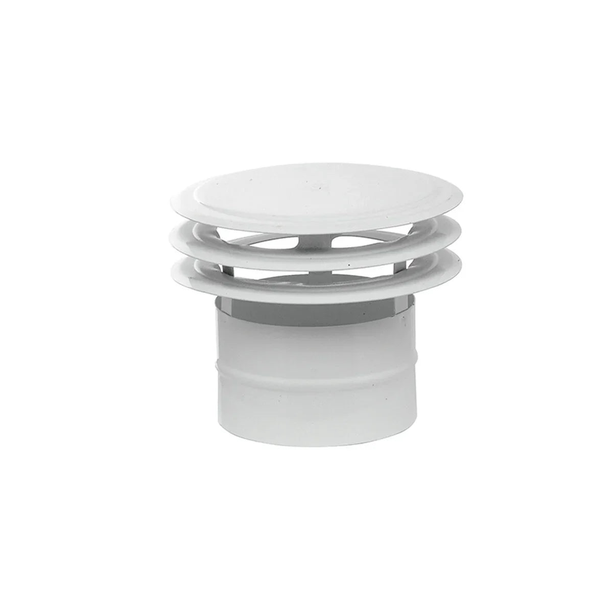 Deflettore di ventilazione Mirtak Acciaio Smaltato A dischi Ø 100 mm Bianco - Yestore