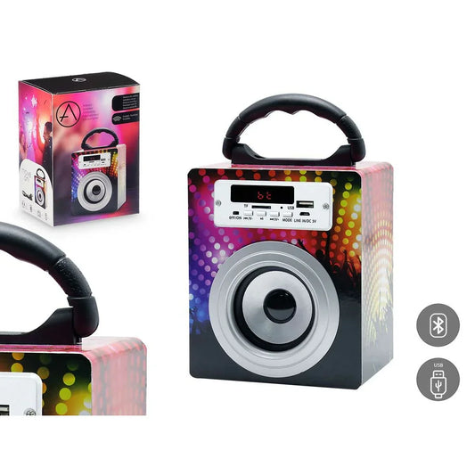 Altoparlante Bluetooth KBQ-02 Multicolore - Yestore