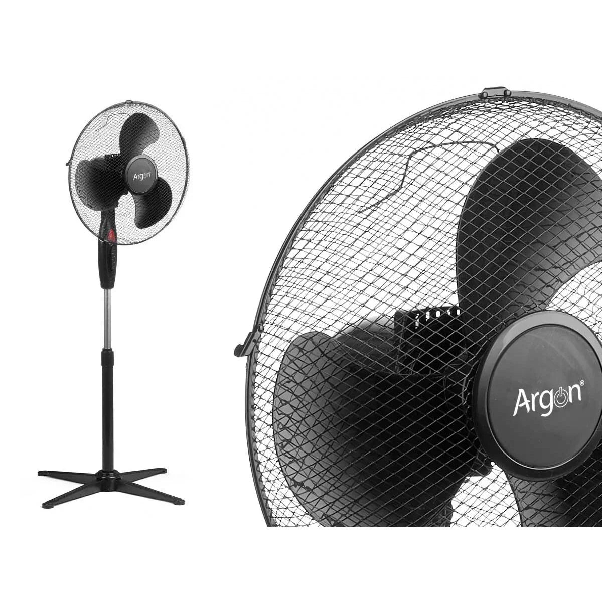 Ventilatore a Piantana Argon FS-40B-B Nero 45 W 43 x 60 x 102 cm - Yestore