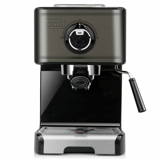 Caffettiera Express a Leva Black & Decker ES9200010B Nero Argentato 1,2 L - Yestore