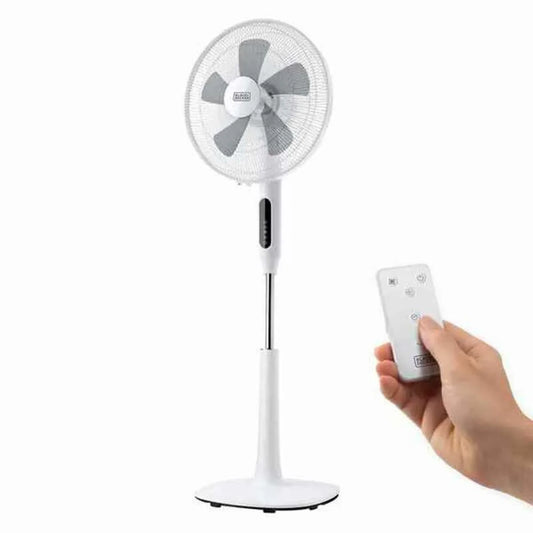 Ventilatore a Piantana Black & Decker ES9440170B 135 cm 50 W Bianco - Yestore