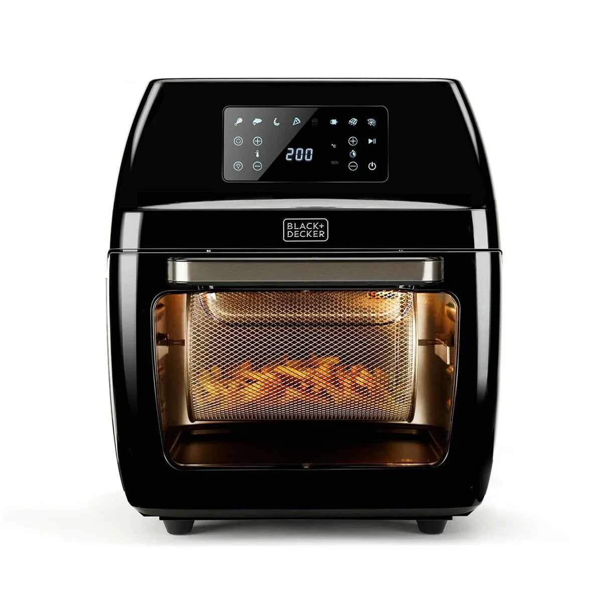 Friggitrice ad Aria Black & Decker BXAFO1200E Nero 1700 W 12 L - Yestore