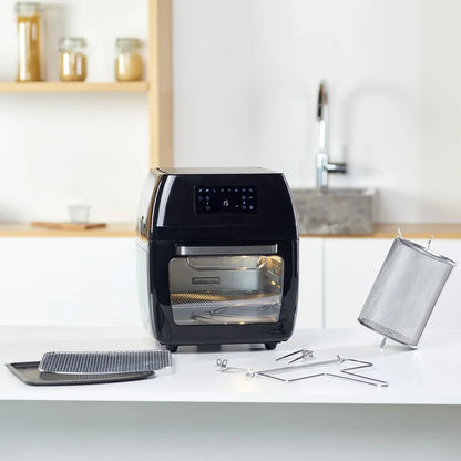 Friggitrice ad Aria Black & Decker BXAFO1200E Nero 1700 W 12 L - Yestore