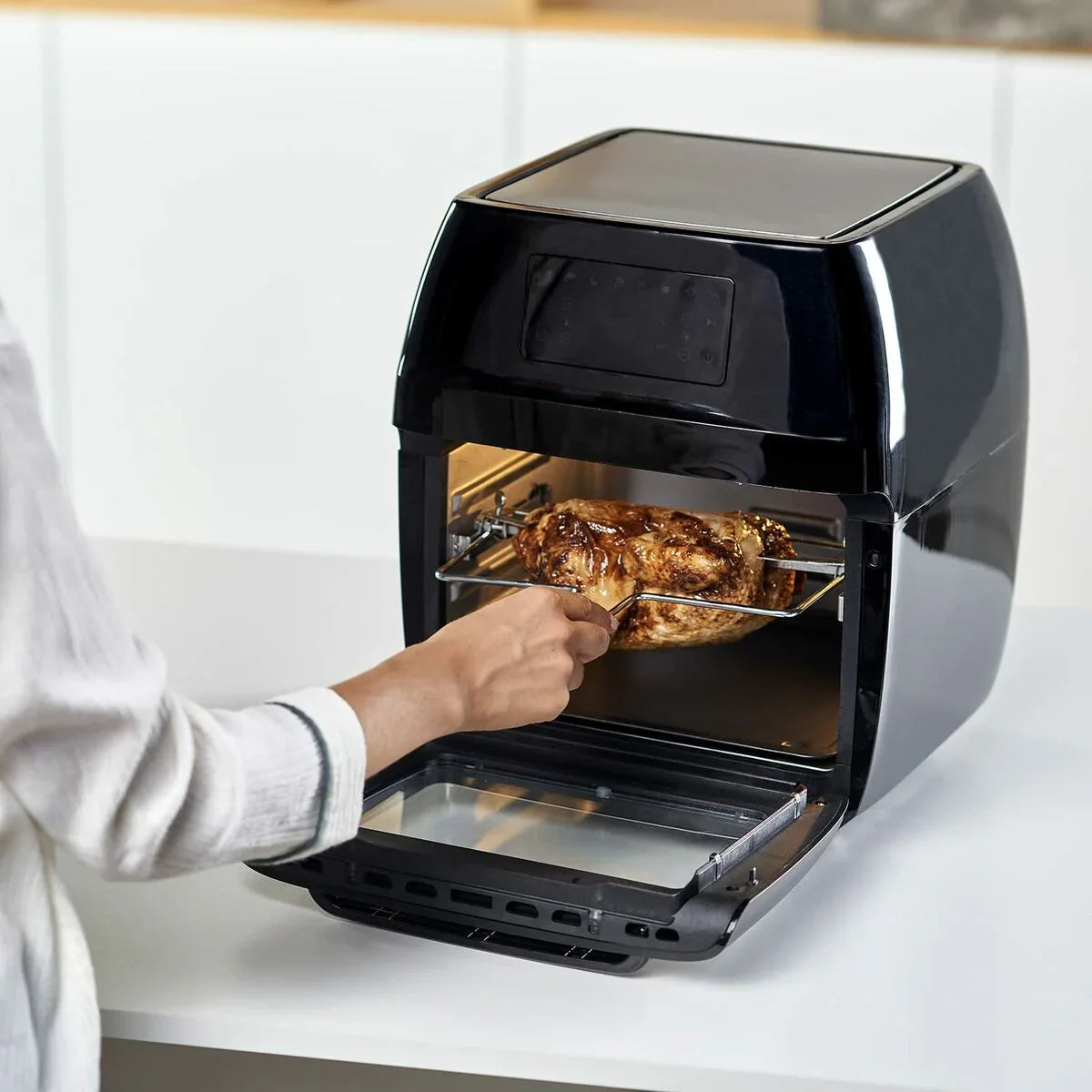 Friggitrice ad Aria Black & Decker BXAFO1200E Nero 1700 W 12 L - Yestore