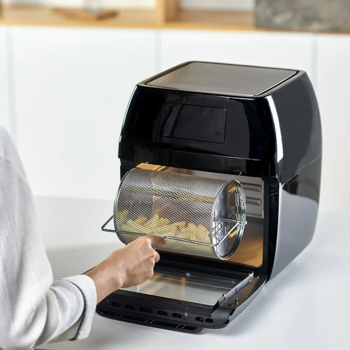 Friggitrice ad Aria Black & Decker BXAFO1200E Nero 1700 W 12 L - Yestore