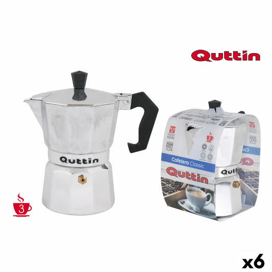 Italian Coffee Pot Quttin 105187 (6 Units) - Yestore