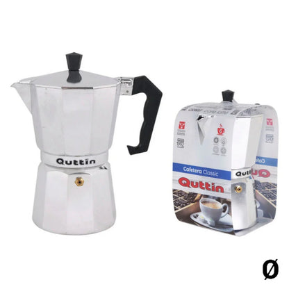 Italian Coffee Pot Quttin Stainless steel Aluminium - Yestore