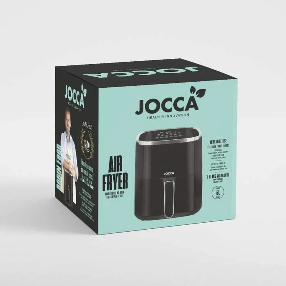 Friggitrice ad Aria JOCCA 2196 Nero 1450 W 5 L - Yestore