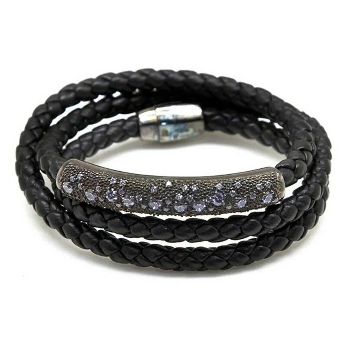 Bracciale Donna Pesavento W1STRB010 Nero Argento puro (19 cm) - Yestore