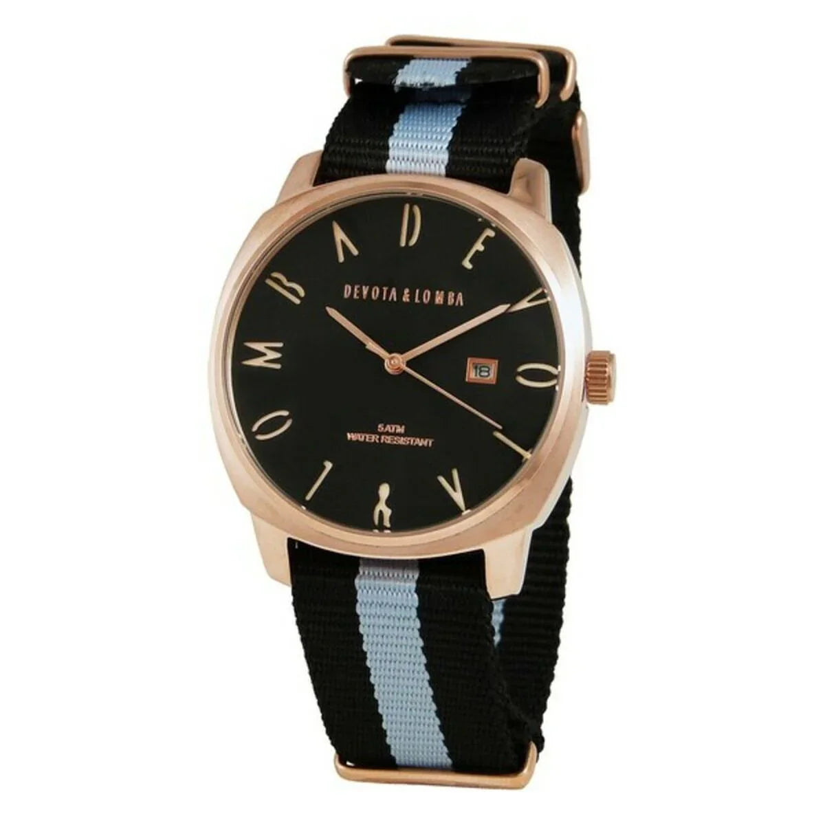 Men's Watch Devota & Lomba DL008MSPBK-GR-03BLACK (Ø 42 mm) - Yestore