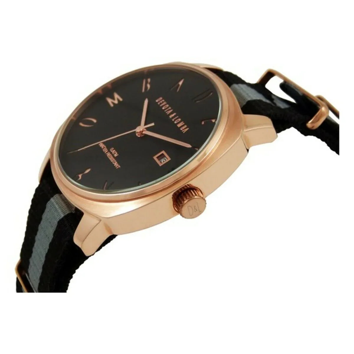 Men's Watch Devota & Lomba DL008MSPBK-GR-03BLACK (Ø 42 mm) - Yestore