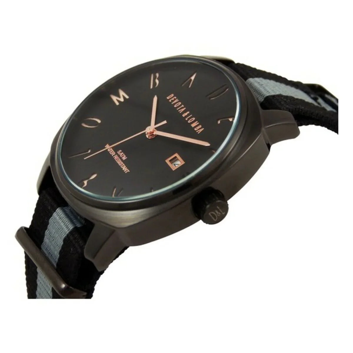 Men's Watch Devota & Lomba DL008MSPBKGR-04BLACK (Ø 42 mm) - Yestore