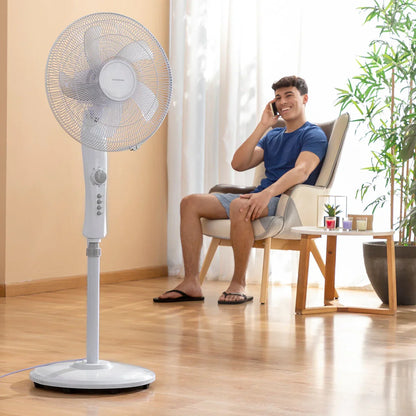 Ventilatore a Piantana InnovaGoods Freshinn Bianco 45 W - Yestore