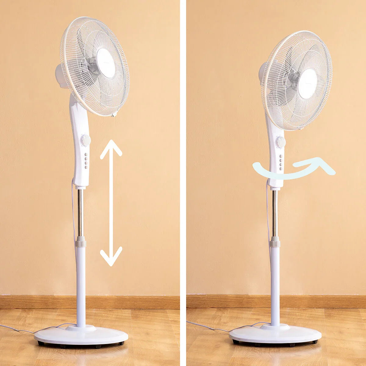 Ventilatore a Piantana InnovaGoods Freshinn Bianco 45 W - Yestore