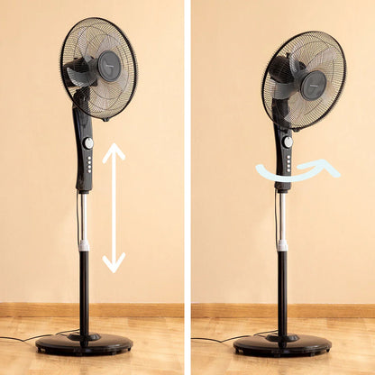 Ventilatore a Piantana InnovaGoods Breezinn Nero 45 W - Yestore