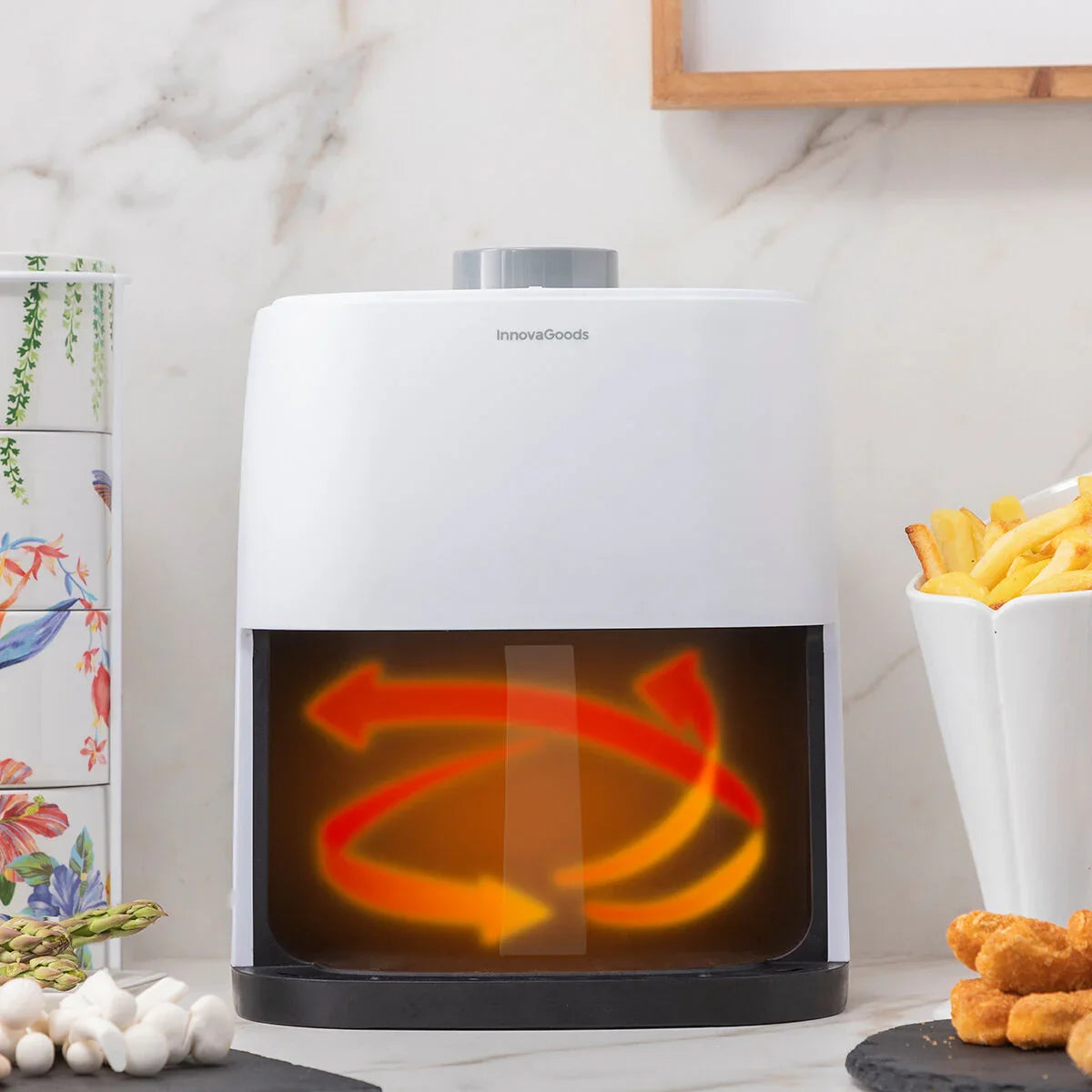 Air Fryer InnovaGoods Fryinn Lite 2000 White 1200 W 2 L - Yestore