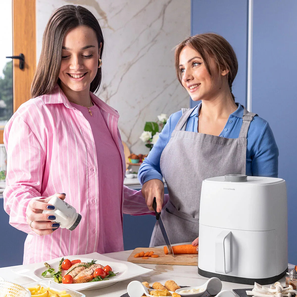 Air Fryer InnovaGoods Fryinn Lite 2000 White 1200 W 2 L - Yestore