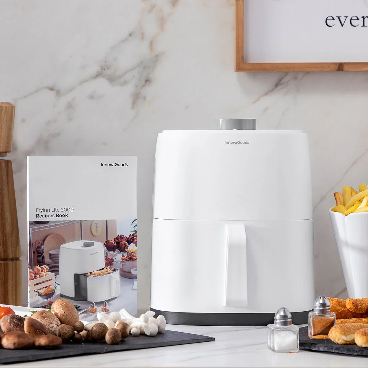 Air Fryer InnovaGoods Fryinn Lite 2000 White 1200 W 2 L - Yestore