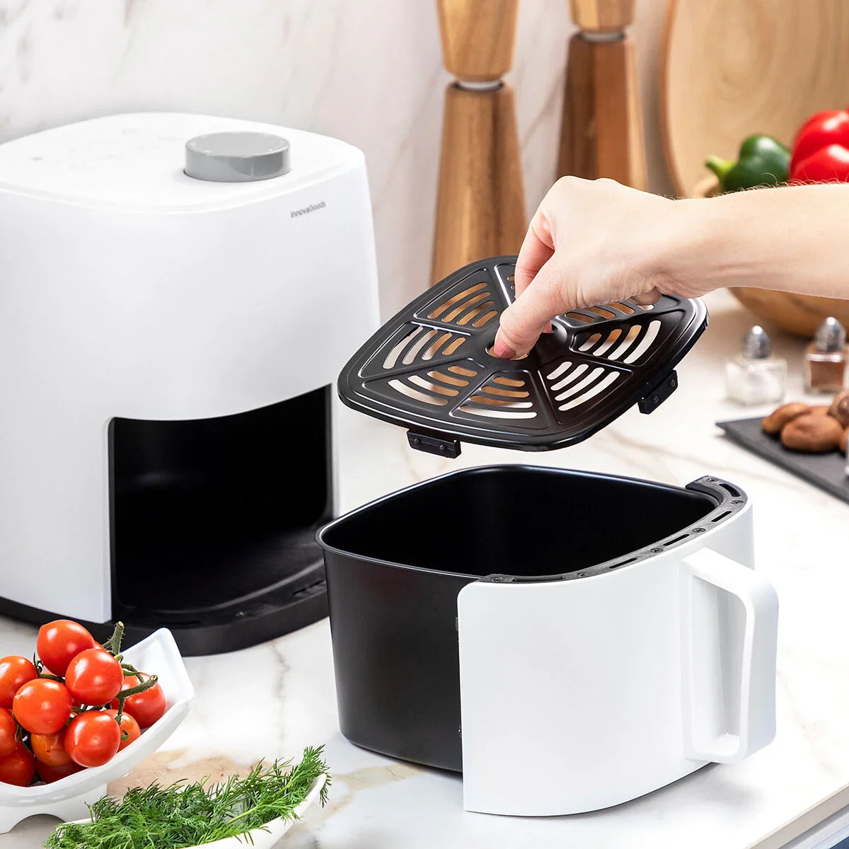 Air Fryer InnovaGoods Fryinn Lite 2000 White 1200 W 2 L - Yestore