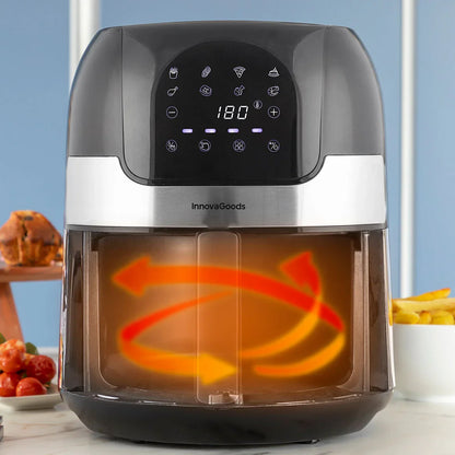 Air Fryer InnovaGoods Fryinn 3500 Black 1400 W 3,5 L Stainless steel - Yestore