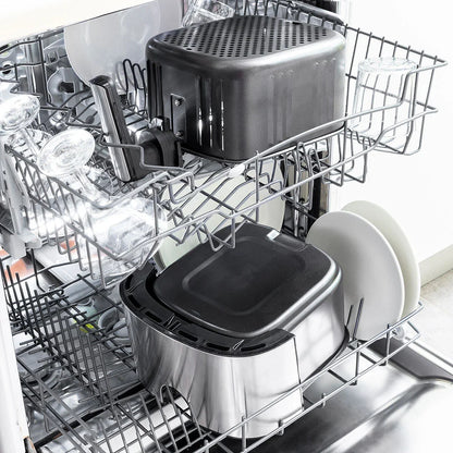 Friggitrice ad Aria InnovaGoods Fryinn Pro 5500 Nero 5,5 L - Yestore