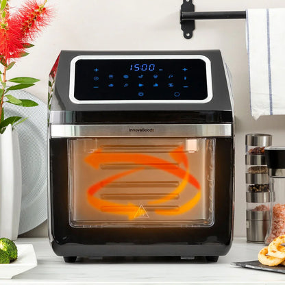 Air Fryer InnovaGoods Fryinn Pro Max 12000 Black 1800 W 12 L Stainless steel - Yestore