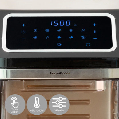 Air Fryer InnovaGoods Fryinn Pro Max 12000 Black 1800 W 12 L Stainless steel - Yestore