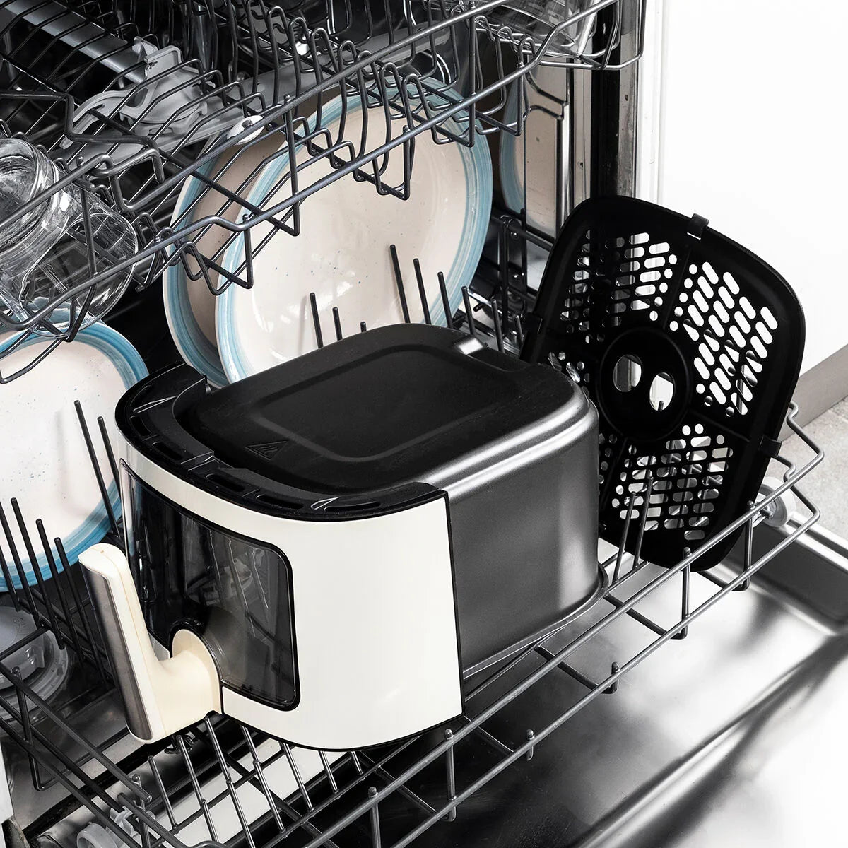 Air Fryer InnovaGoods Vynner Pro 6500 Cream 1700 W 6,5 L Stainless steel - Yestore