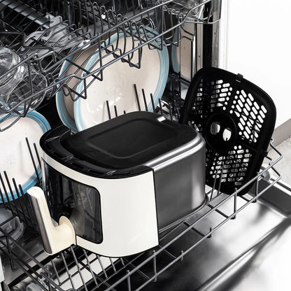Air Fryer InnovaGoods Vynner Pro 6500 Cream 1700 W 6,5 L Stainless steel - Yestore