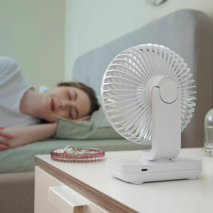 Ventilatore da Scrivania Ricaricabile Fanrec InnovaGoods Ø5,4'' 3600 mAh / 13,3 W - Yestore