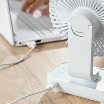 Ventilatore da Scrivania Ricaricabile Fanrec InnovaGoods Ø5,4'' 3600 mAh / 13,3 W - Yestore