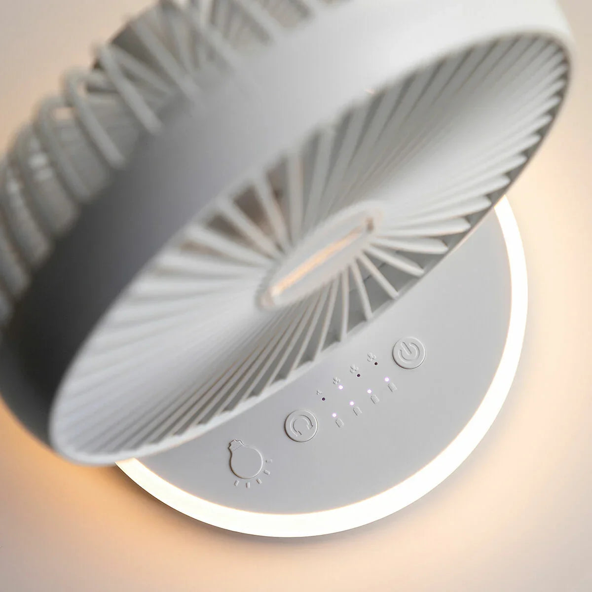 Ventilatore da Scrivania Ricaricabile con LED FanLed InnovaGoods Ø6,6'' 4000 mAh - Yestore